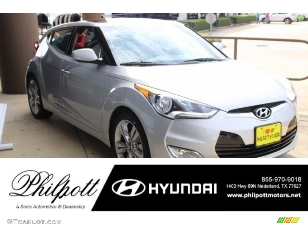 2017 Veloster Value Edition - Ironman Silver / Black photo #1