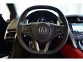 Red 2017 Acura NSX Standard NSX Model Steering Wheel