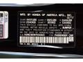 NH547X: Berlina Black 2017 Acura NSX Standard NSX Model Color Code