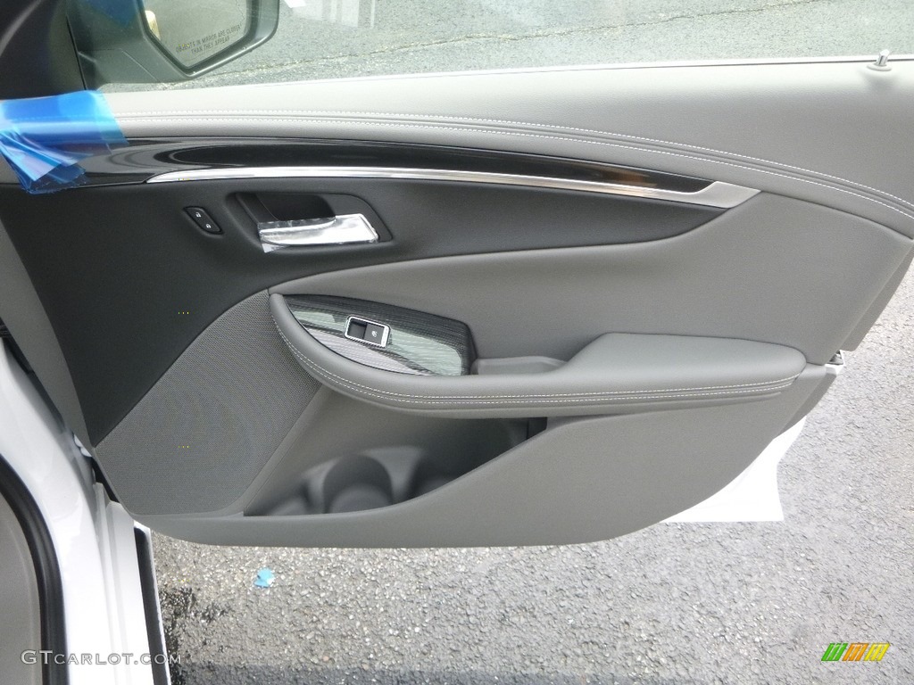 2018 Chevrolet Impala LT Jet Black/Dark Titanium Door Panel Photo #121499693