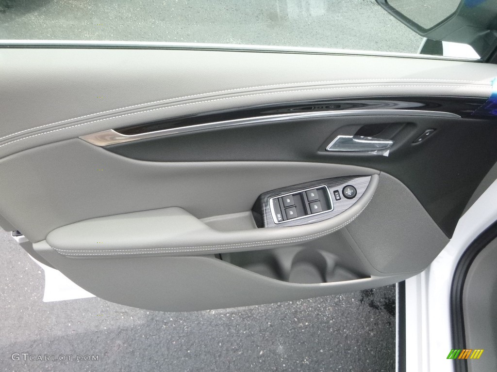 2018 Chevrolet Impala LT Jet Black/Dark Titanium Door Panel Photo #121499813