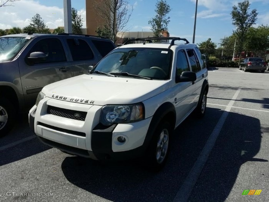 2005 Freelander SE - Chawton White / Alpaca Beige photo #1