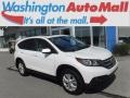2013 White Diamond Pearl Honda CR-V EX AWD  photo #1