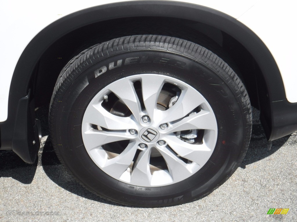 2013 CR-V EX AWD - White Diamond Pearl / Gray photo #3