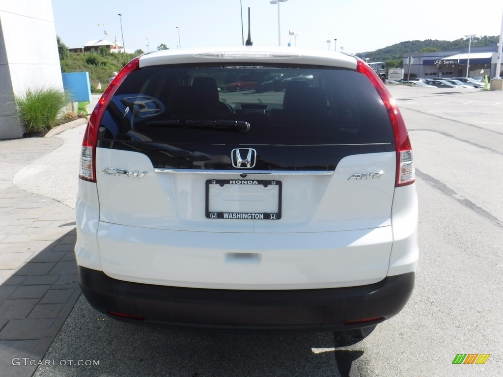 2013 CR-V EX AWD - White Diamond Pearl / Gray photo #7