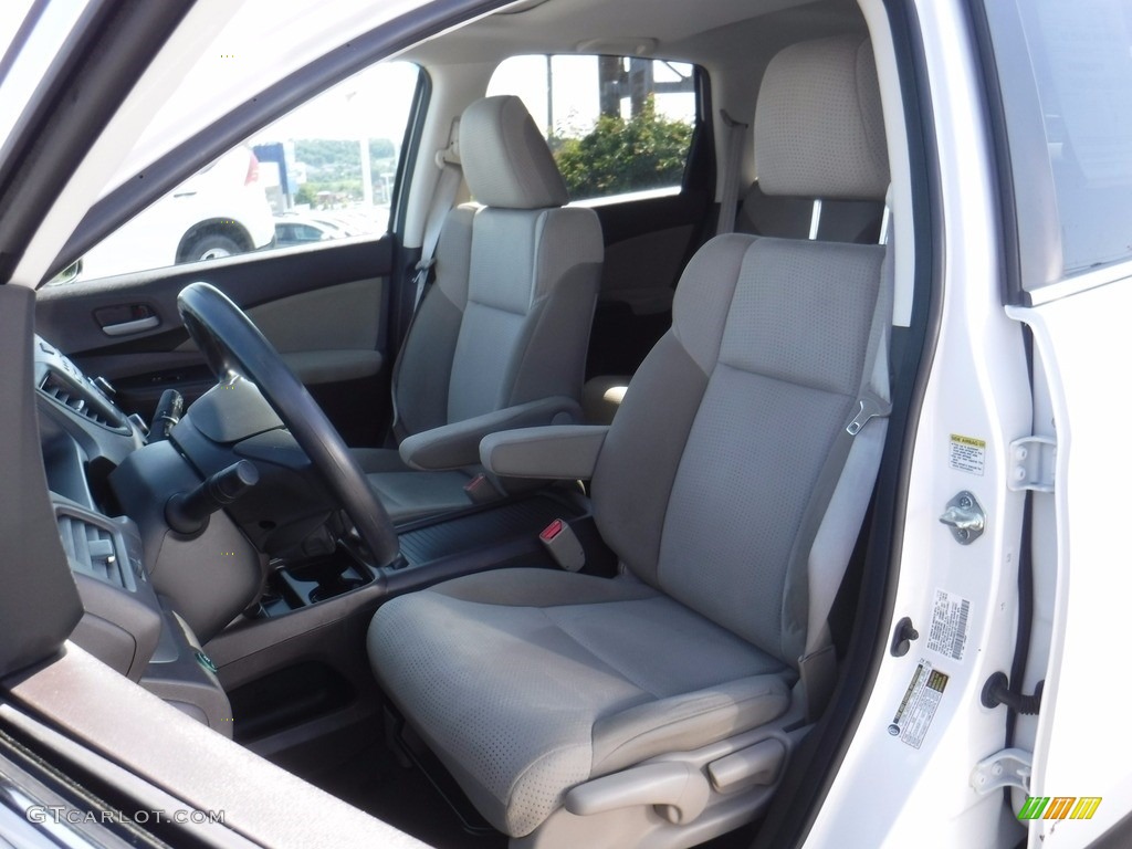 2013 CR-V EX AWD - White Diamond Pearl / Gray photo #12