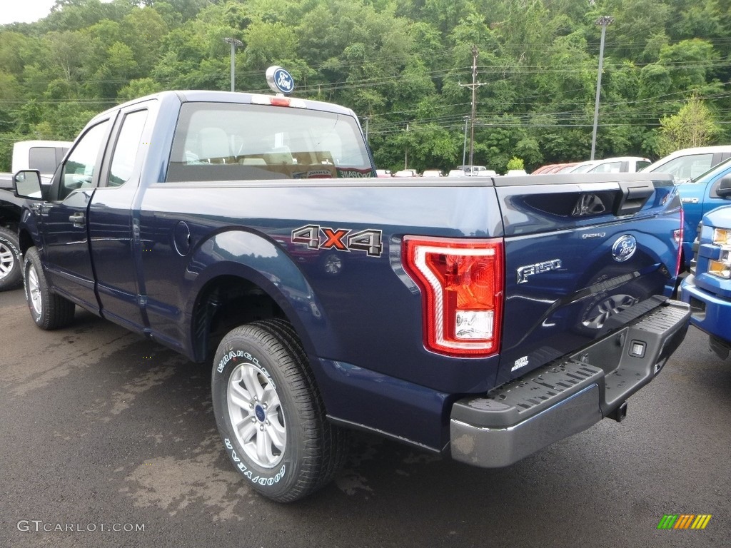 2017 F150 XL SuperCab 4x4 - Blue Jeans / Earth Gray photo #5