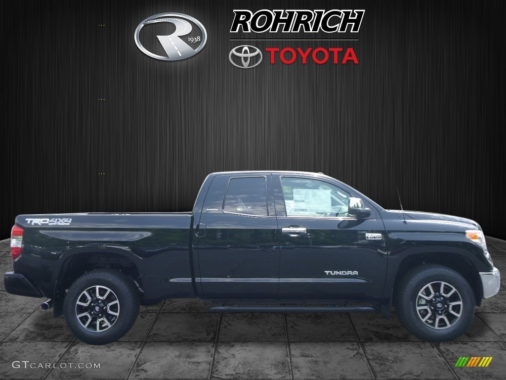 2017 Tundra Limited Double Cab 4x4 - Midnight Black Metallic / Black photo #2