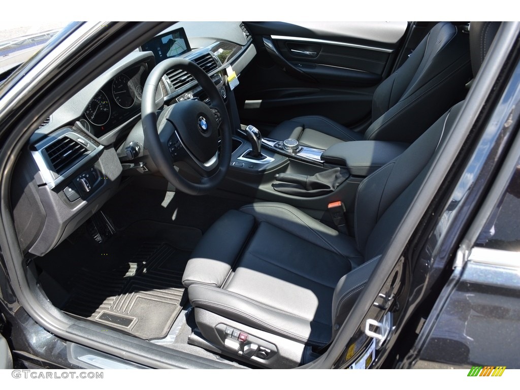 2017 3 Series 330i xDrive Sedan - Black Sapphire Metallic / Black photo #10