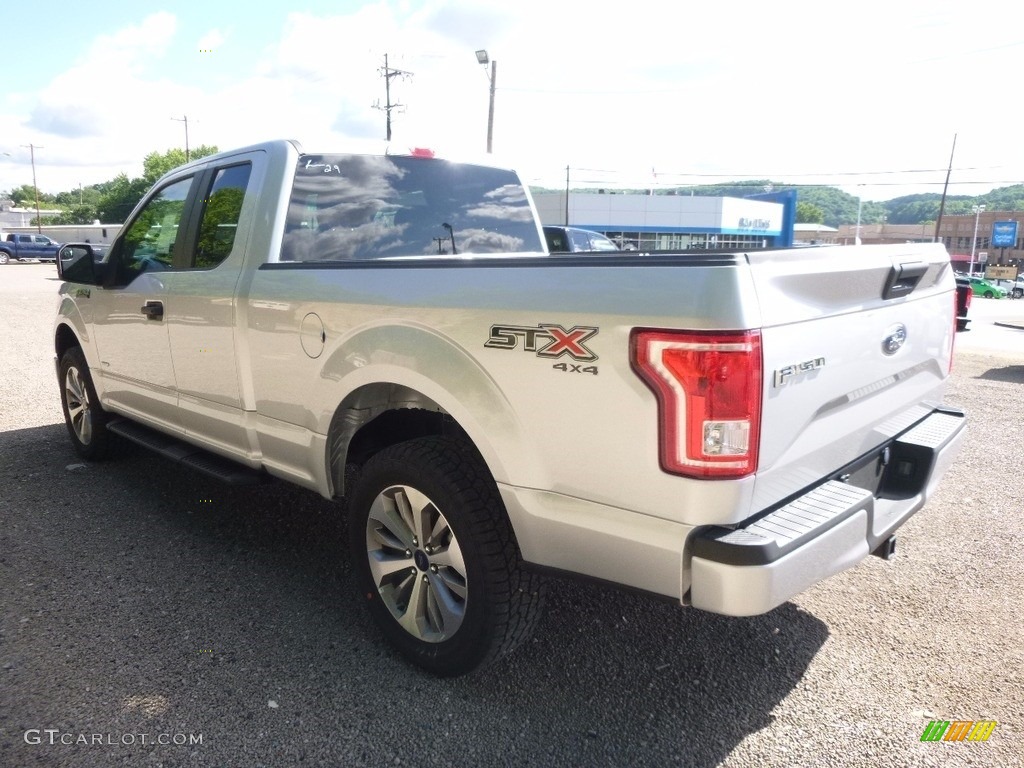 2017 F150 XL SuperCab 4x4 - Ingot Silver / Black photo #4