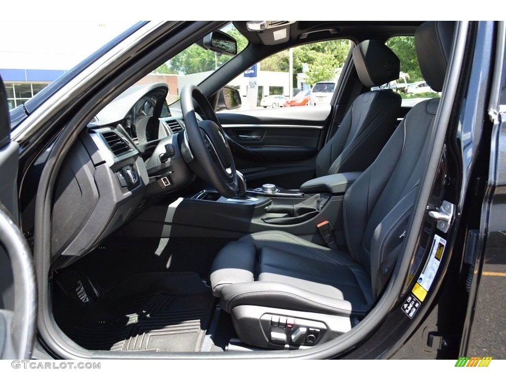 2017 3 Series 330i xDrive Sedan - Black Sapphire Metallic / Black photo #11