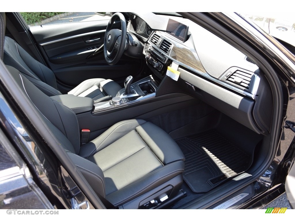 2017 3 Series 330i xDrive Sedan - Black Sapphire Metallic / Black photo #27