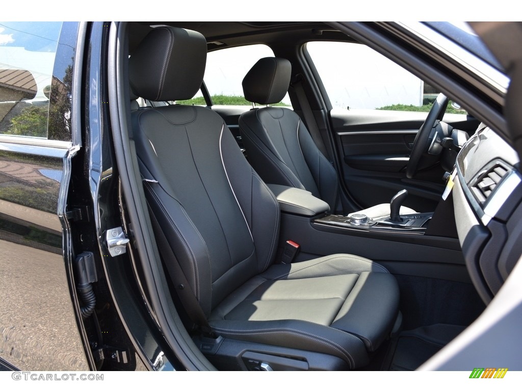 2017 3 Series 330i xDrive Sedan - Black Sapphire Metallic / Black photo #29