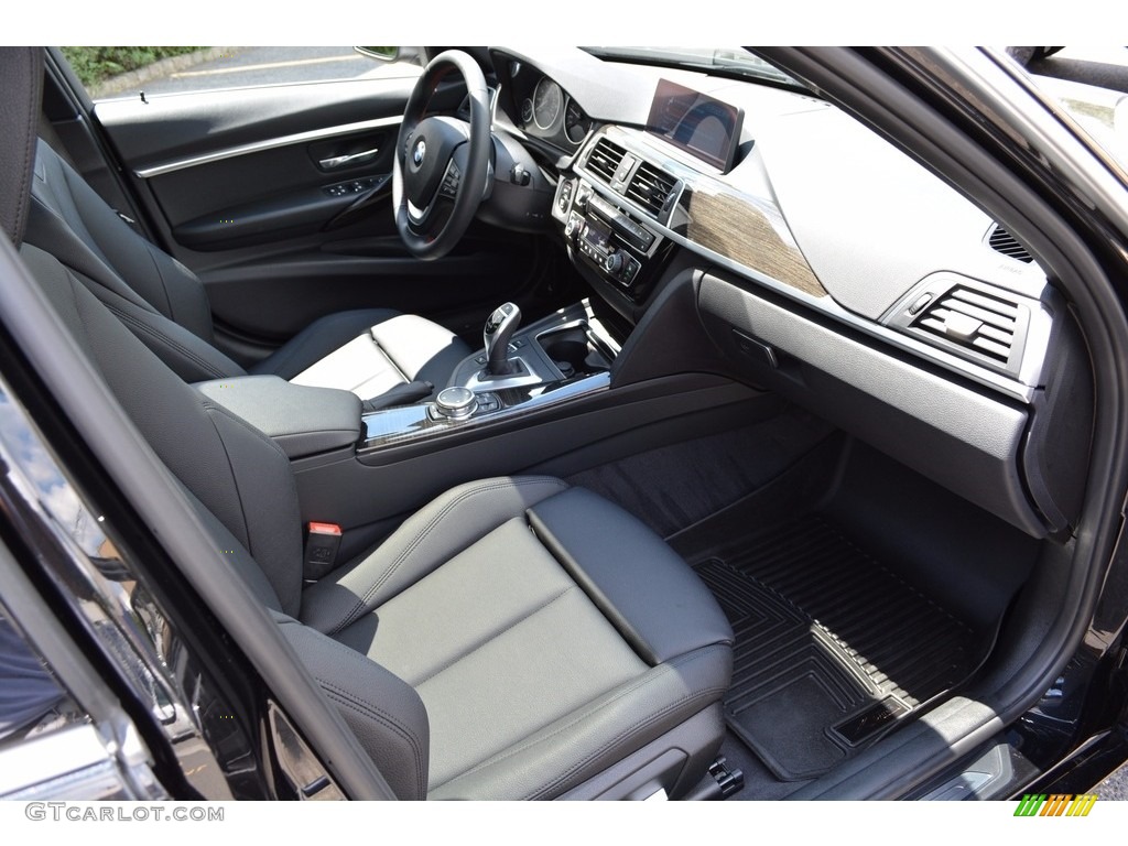 2017 3 Series 330i xDrive Sedan - Black Sapphire Metallic / Black photo #26
