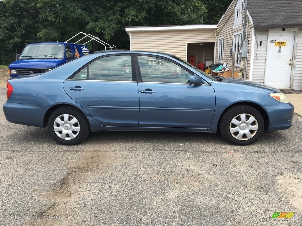 2003 Camry LE - Catalina Blue Metallic / Stone photo #2