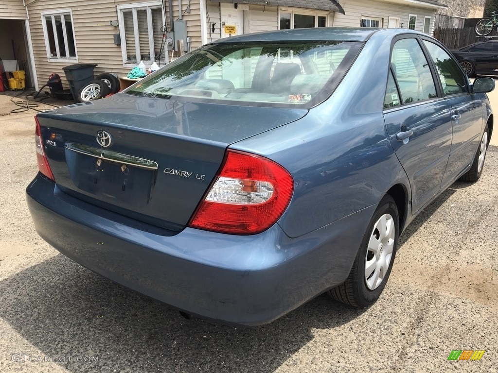2003 Camry LE - Catalina Blue Metallic / Stone photo #3
