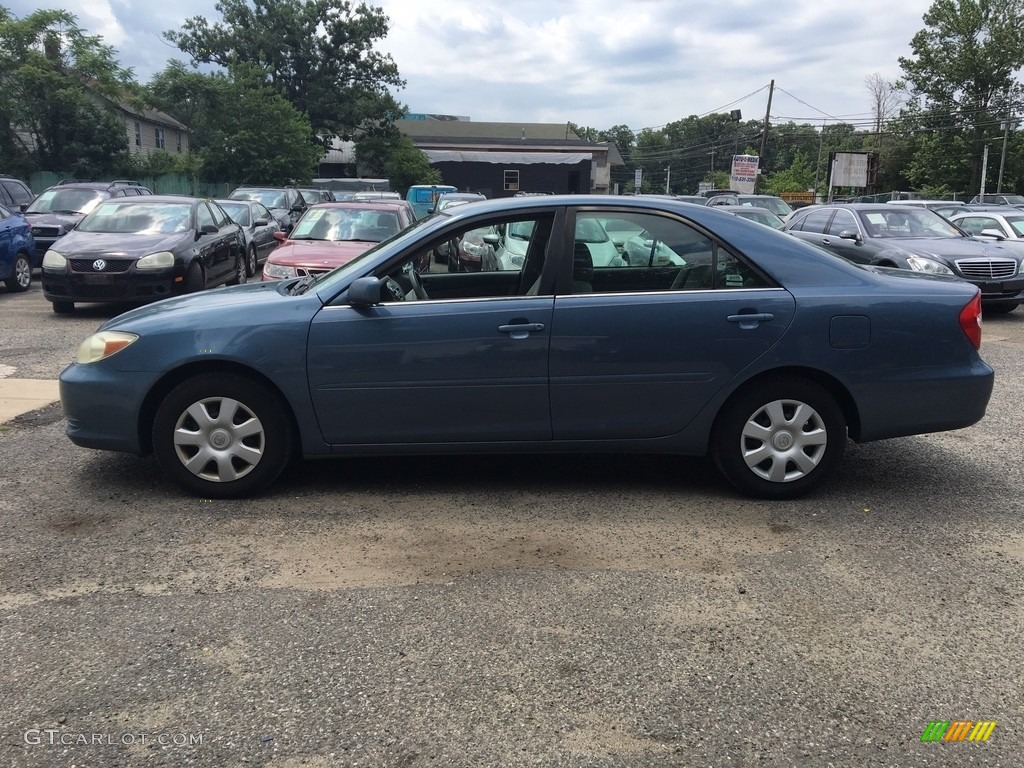 2003 Camry LE - Catalina Blue Metallic / Stone photo #6