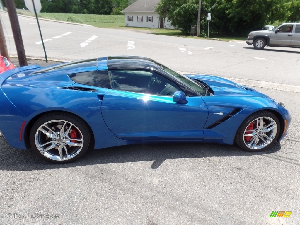 2016 Corvette Stingray Coupe - Laguna Blue Metallic / Jet Black photo #7