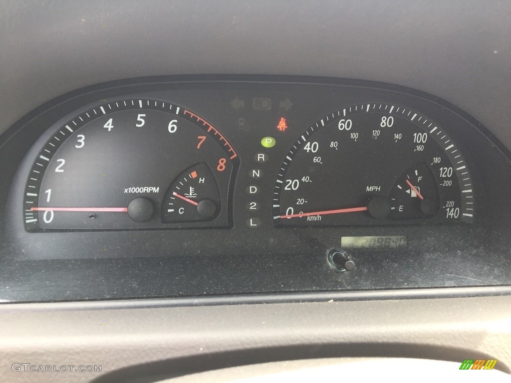 2003 Camry LE - Catalina Blue Metallic / Stone photo #12