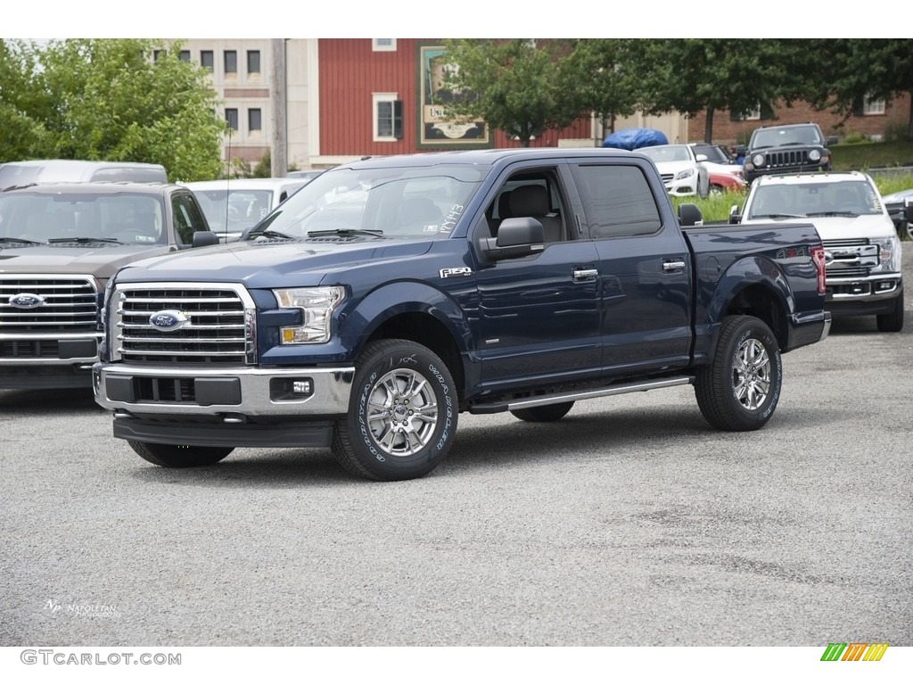 2017 F150 XLT SuperCrew 4x4 - Blue Jeans / Earth Gray photo #1