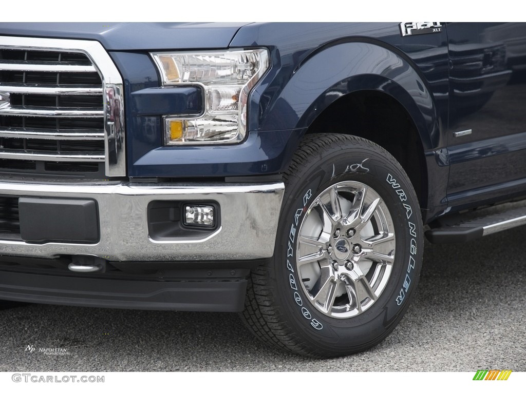 2017 F150 XLT SuperCrew 4x4 - Blue Jeans / Earth Gray photo #2