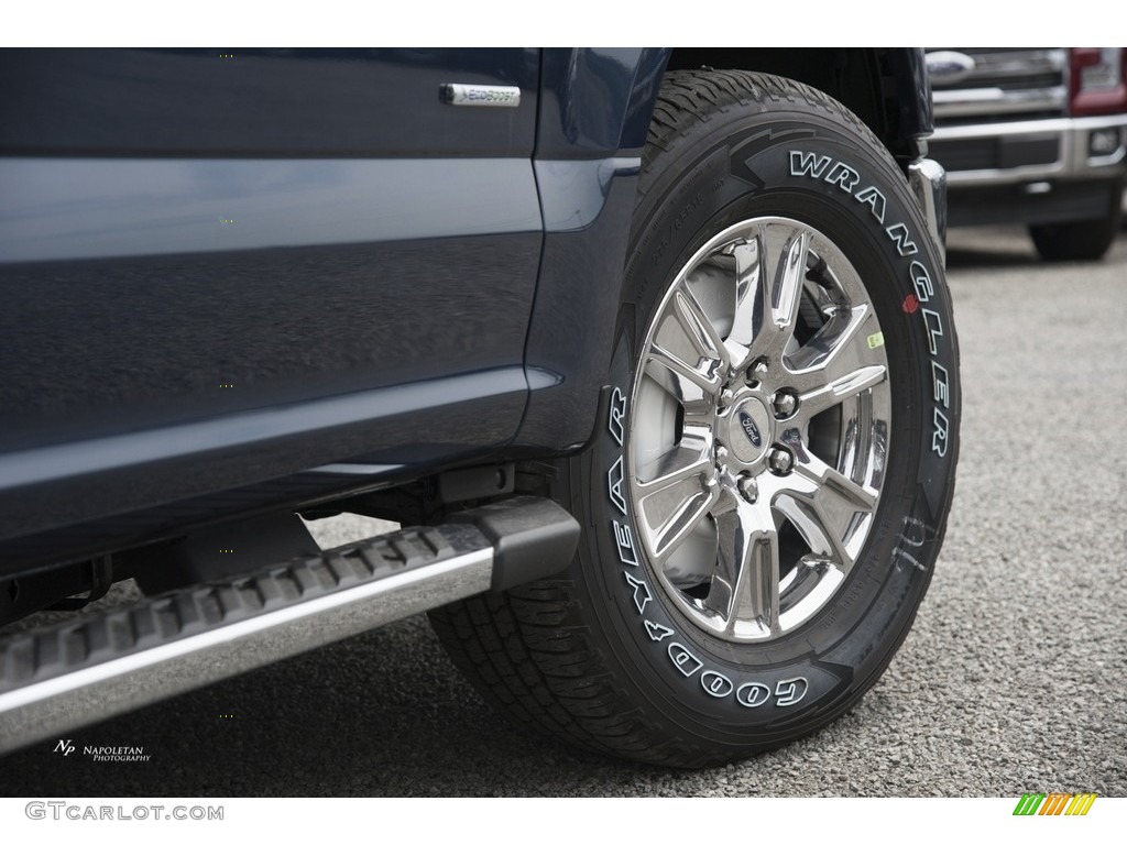 2017 F150 XLT SuperCrew 4x4 - Blue Jeans / Earth Gray photo #3