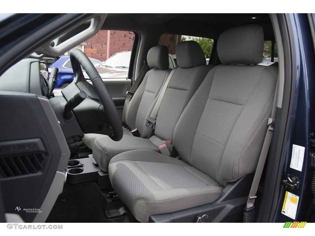 2017 F150 XLT SuperCrew 4x4 - Blue Jeans / Earth Gray photo #9