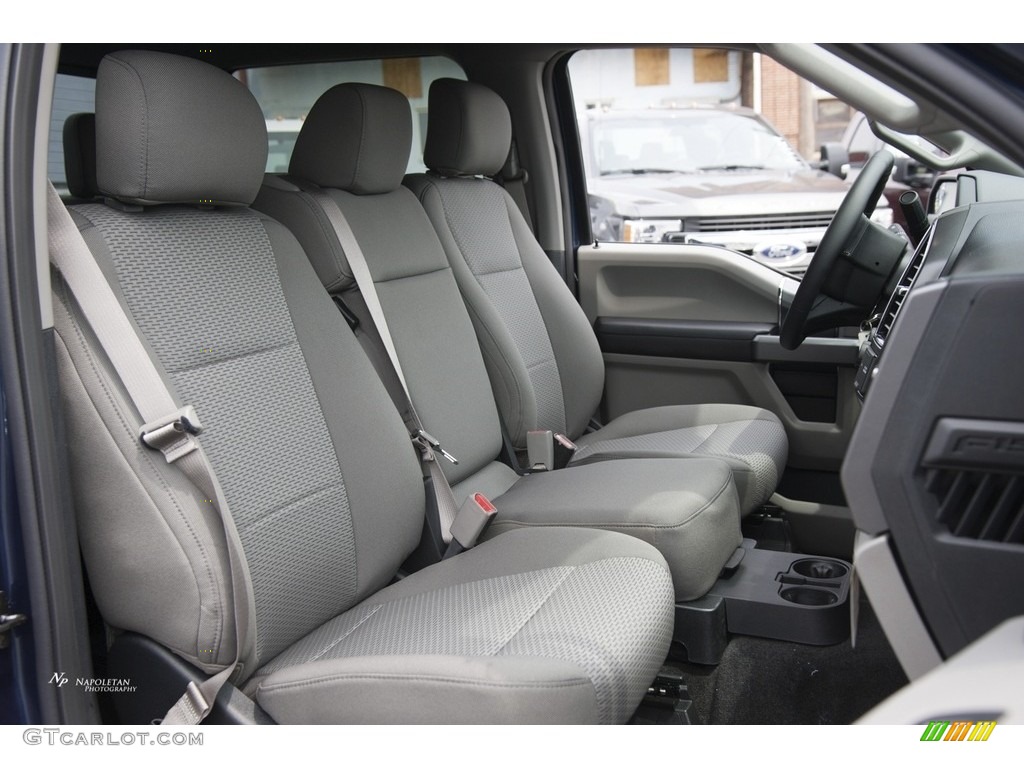 2017 F150 XLT SuperCrew 4x4 - Blue Jeans / Earth Gray photo #10