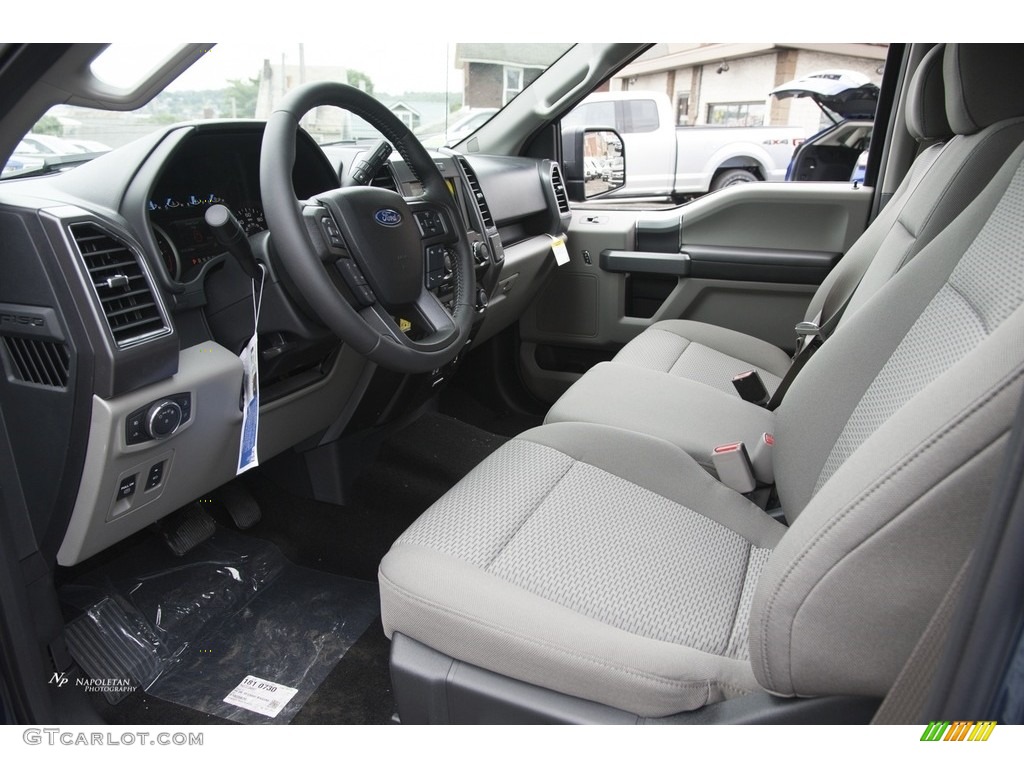 2017 F150 XLT SuperCrew 4x4 - Blue Jeans / Earth Gray photo #8