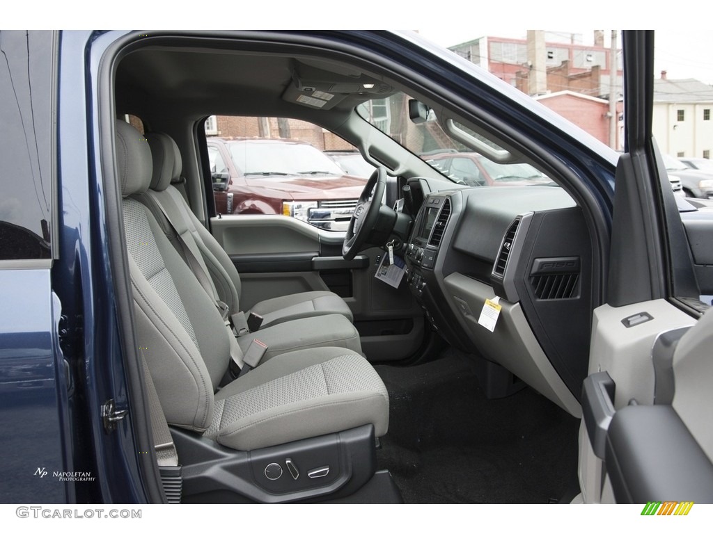 2017 F150 XLT SuperCrew 4x4 - Blue Jeans / Earth Gray photo #11