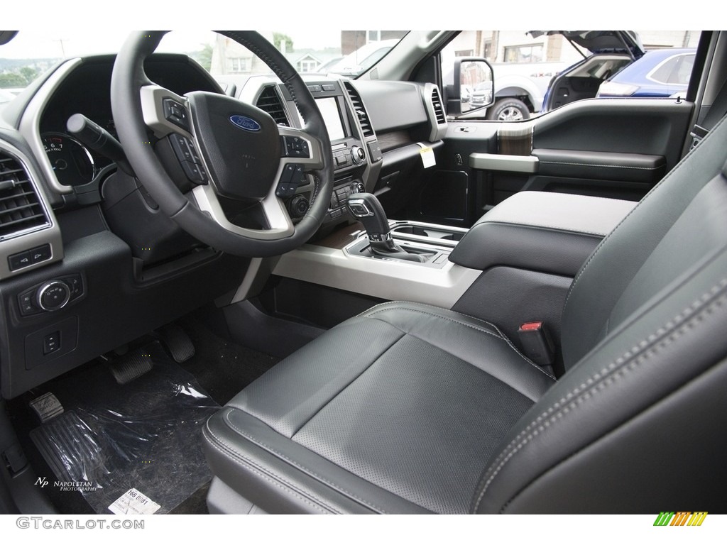 2017 F150 Lariat SuperCrew 4X4 - White Platinum / Black photo #8