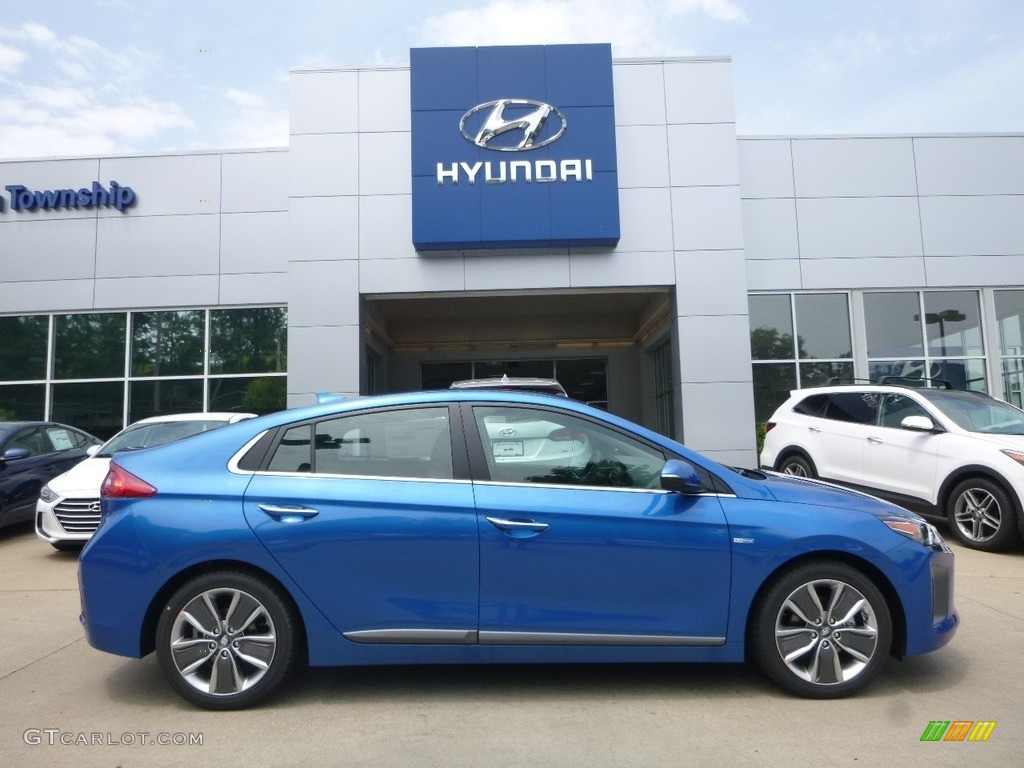 Electric Blue Metallic Hyundai Ioniq Hybrid