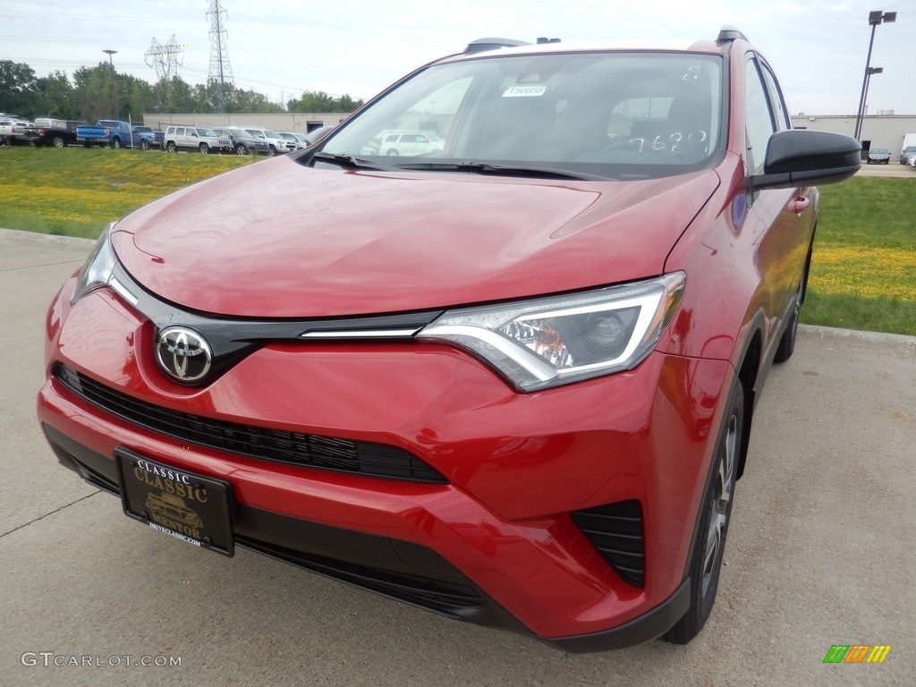 2017 RAV4 LE - Barcelona Red Metallic / Black photo #1