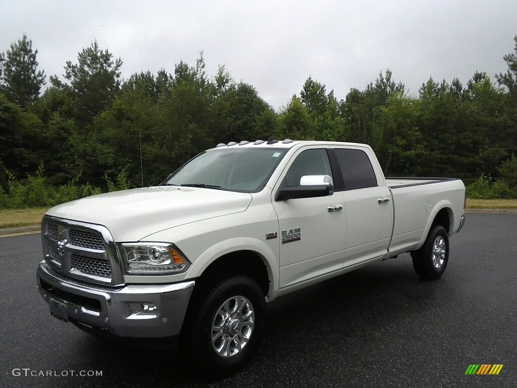 Pearl White 2017 Ram 2500 Laramie Crew Cab 4x4 Exterior Photo #121510757