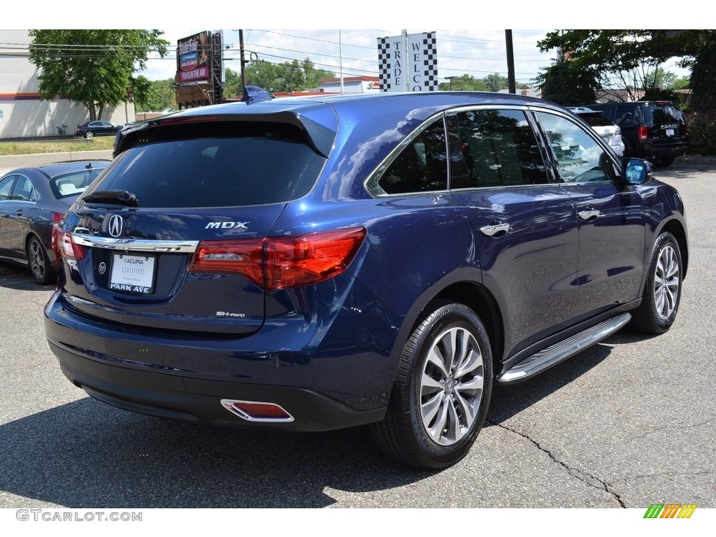 2016 MDX SH-AWD Technology - Fathom Blue Pearl / Graystone photo #3