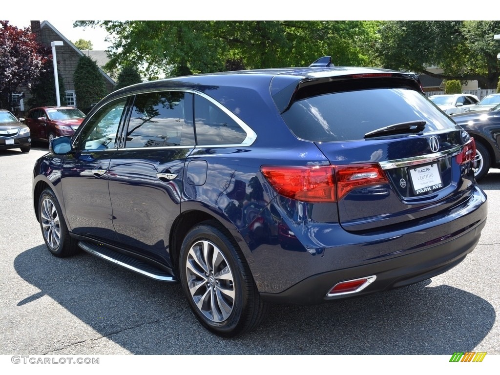 2016 MDX SH-AWD Technology - Fathom Blue Pearl / Graystone photo #5