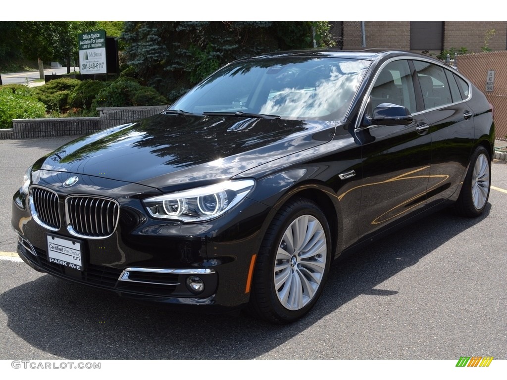 2017 5 Series 550i xDrive Gran Turismo - Black Sapphire Metallic / Black photo #6