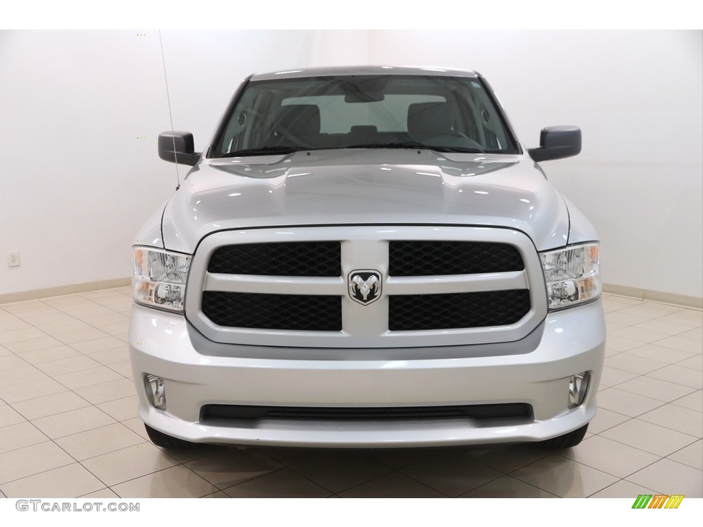 2015 1500 Express Crew Cab 4x4 - Bright Silver Metallic / Black/Diesel Gray photo #2