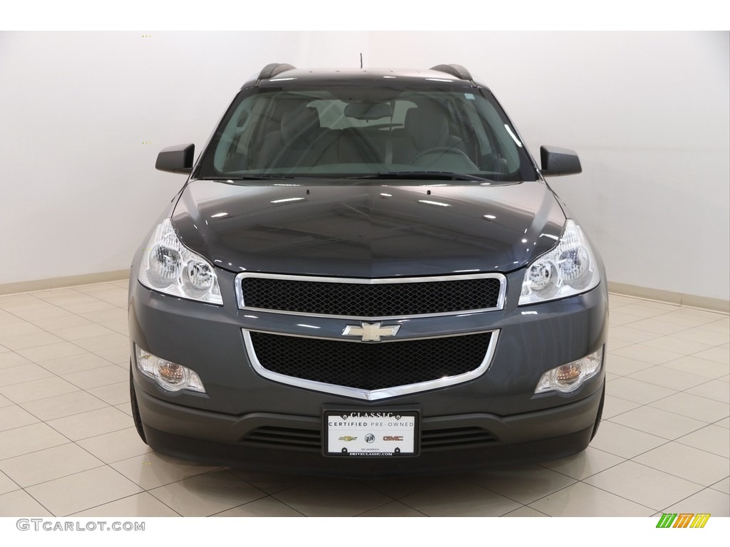 2012 Traverse LS - Cyber Gray Metallic / Dark Gray/Light Gray photo #2