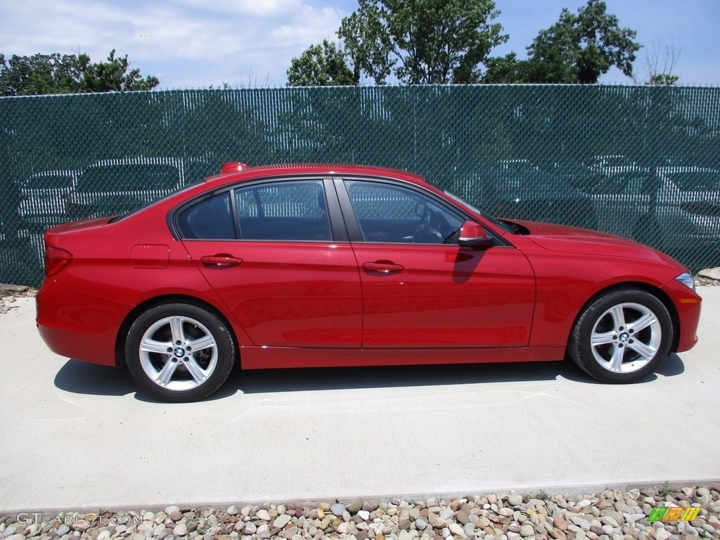 2014 3 Series 328i xDrive Sedan - Melbourne Red Metallic / Black photo #2