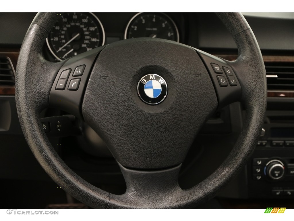 2009 3 Series 328xi Sport Wagon - Black Sapphire Metallic / Black Dakota Leather photo #8