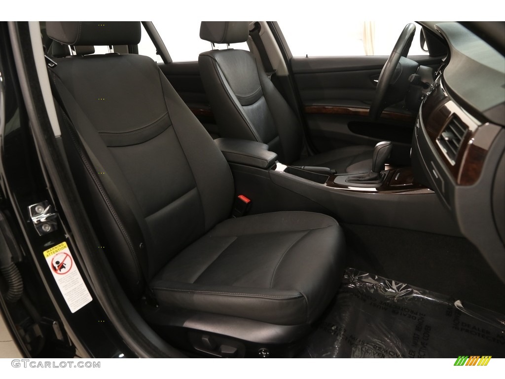 2009 3 Series 328xi Sport Wagon - Black Sapphire Metallic / Black Dakota Leather photo #15