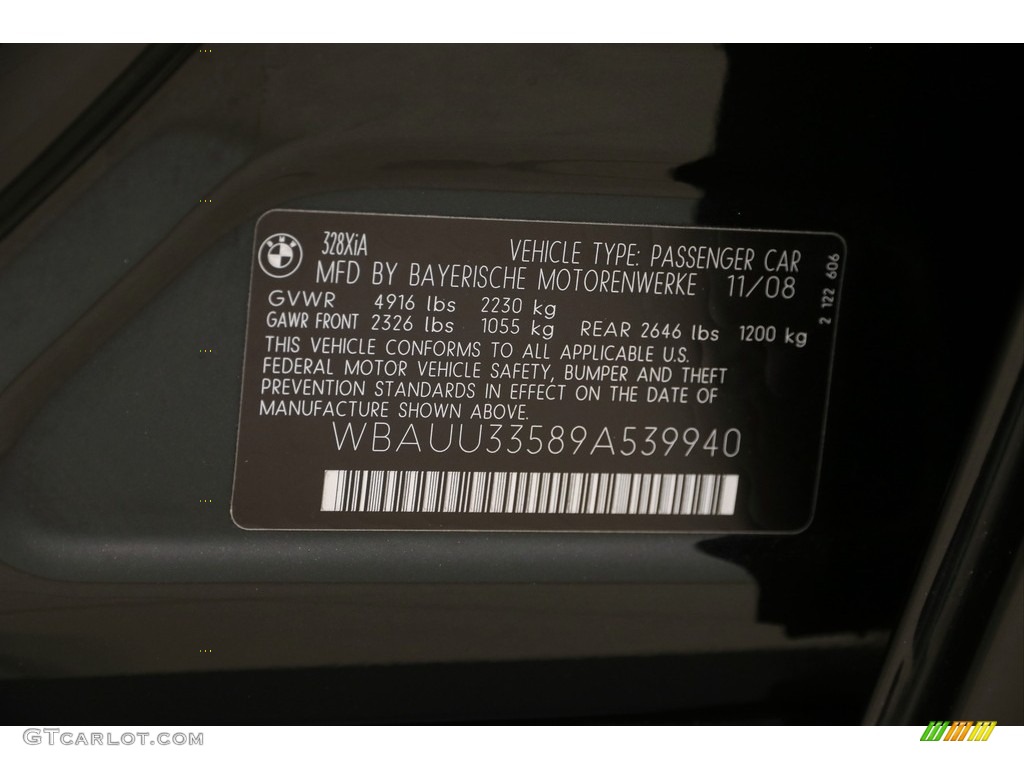 2009 3 Series 328xi Sport Wagon - Black Sapphire Metallic / Black Dakota Leather photo #21