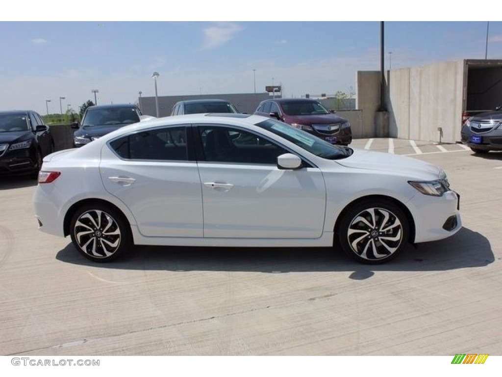 2017 ILX Technology Plus A-Spec - Bellanova White Pearl / Ebony photo #8