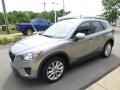 2014 Liquid Silver Metallic Mazda CX-5 Grand Touring AWD  photo #5