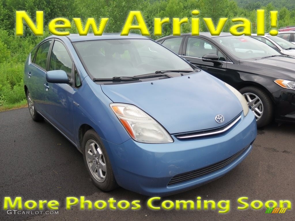 2007 Prius Hybrid Touring - Seaside Blue Pearl / Dark Gray photo #1