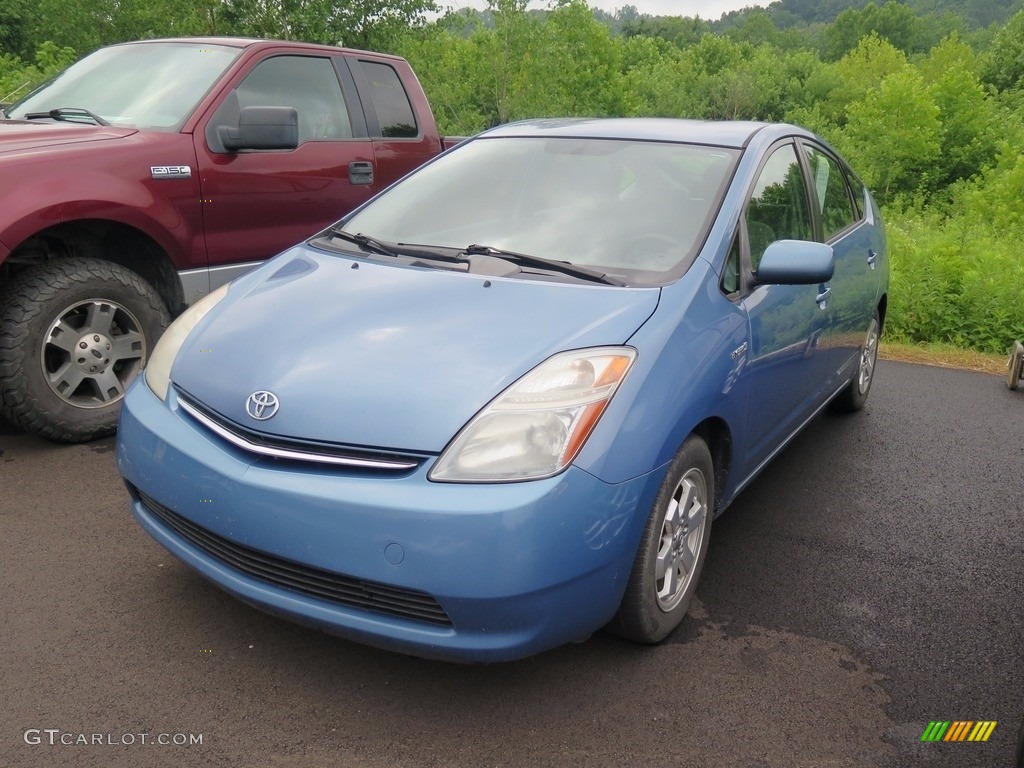 2007 Prius Hybrid Touring - Seaside Blue Pearl / Dark Gray photo #3