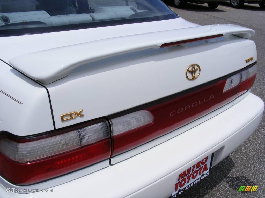 1997 Corolla DX - Super White / Gray photo #24