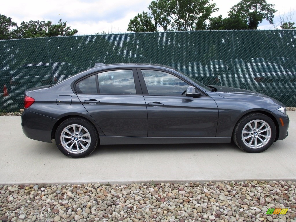 2017 3 Series 320i xDrive Sedan - Mineral Grey Metallic / Black photo #2