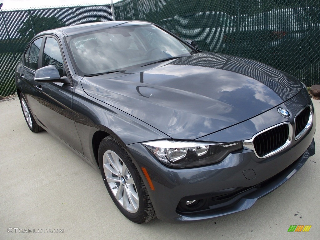 2017 3 Series 320i xDrive Sedan - Mineral Grey Metallic / Black photo #6